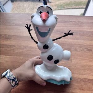 Disney Parks Olaf Teal Plastic Display Base